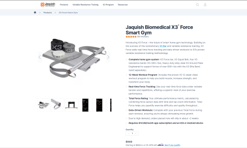 Jaquish Biomedical X3 Force System